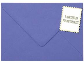 Plicuri colorate invitatii/felicitare. Plicuri albastre iris 133 x 184mm (i8)