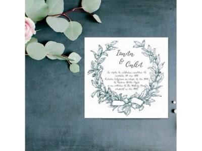 Invitatie de Nunta Vintage