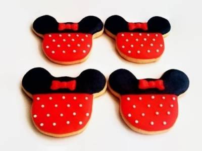 Marturie botez - Turta dulce/Biscuit Minnie Mouse