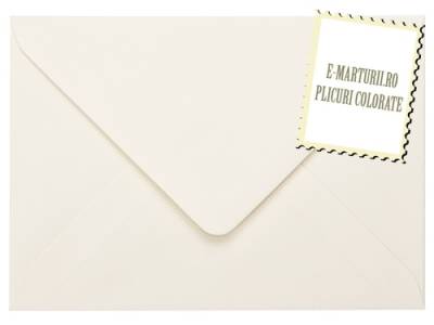 Plicuri invitatii nunta, botez sau felicitari. Plicuri ivoire 133 x 184 mm (i8)