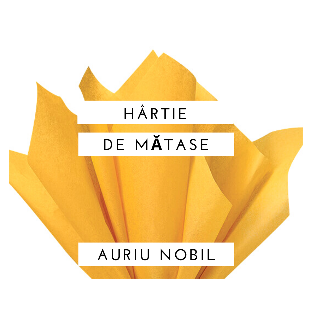 Hartie Matase pentru Cadouri - Auriu Nobil