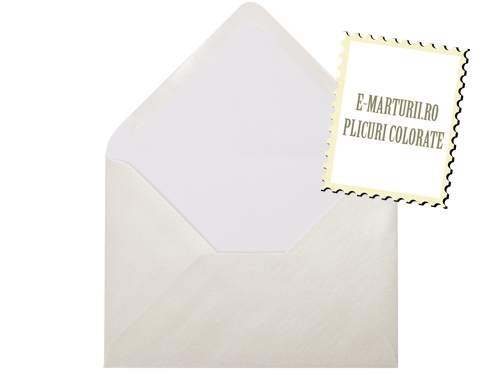 Plic/plicuri C6 colorate invitatii/felicitare. Plicuri Ivory deschis, sidefat 114 x 162 mm (C6)